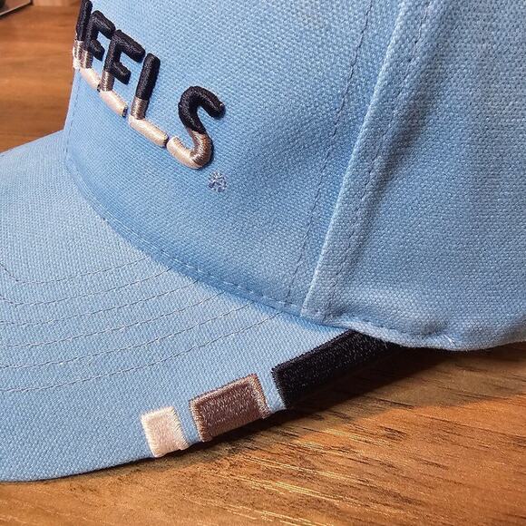 Vtg North Carolina Tar Heels Strapback Hat Cap Blue UNC Embroidered NCAA Retro - Picture 3 of 10